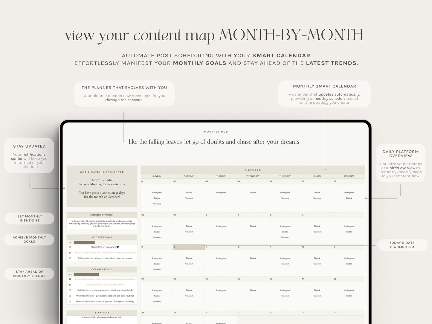 Ultimate Social Media Planner and Calendar (Google Sheets)