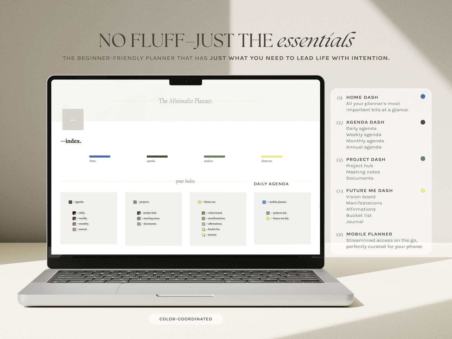 Aesthetic Notion Life Planner