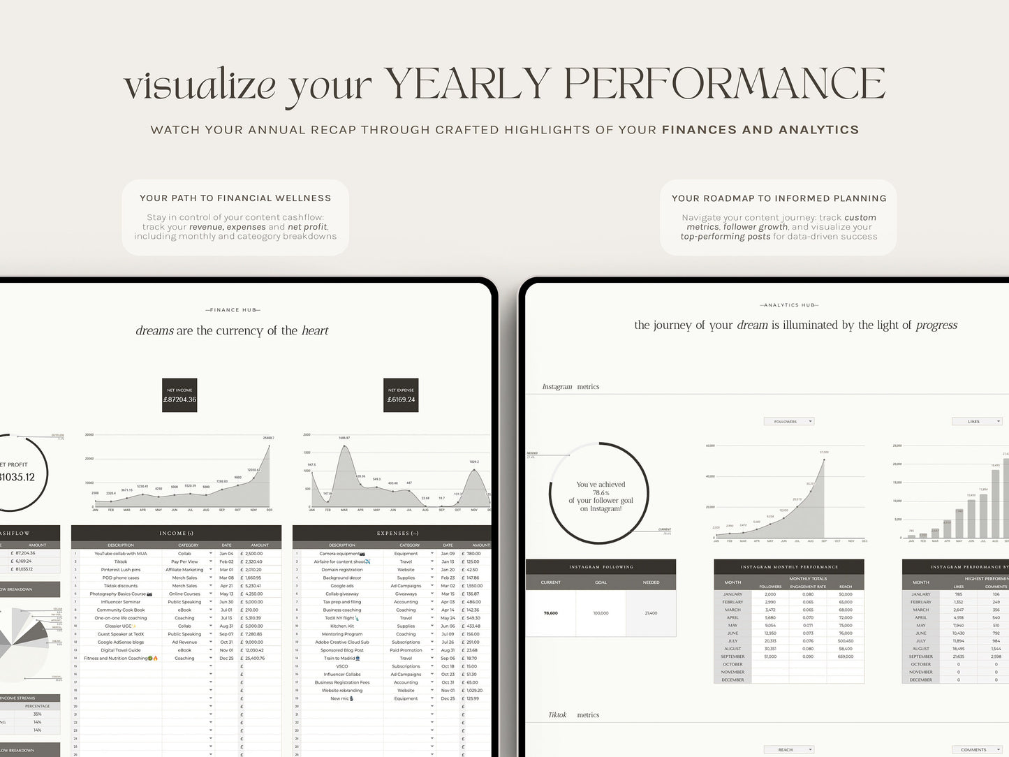 Ultimate Social Media Planner and Calendar (Google Sheets)