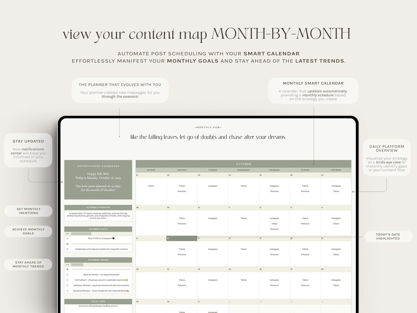 Ultimate Social Media Planner and Calendar (Google Sheets)