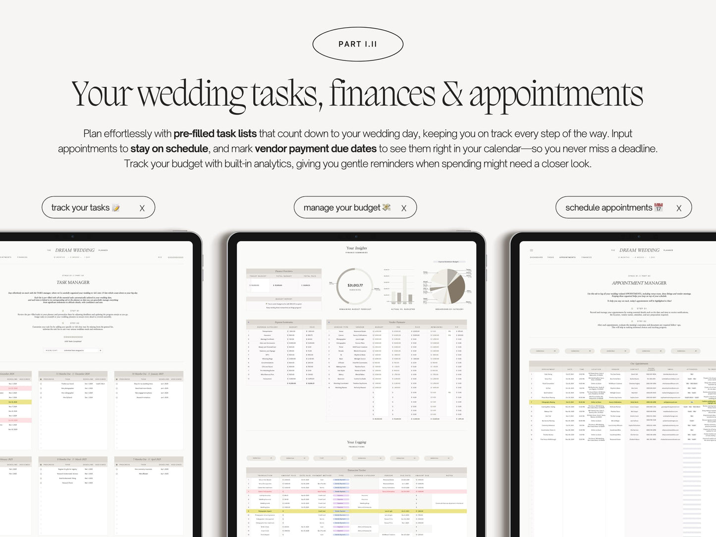 Ultimate Wedding Planner (Google Sheets)